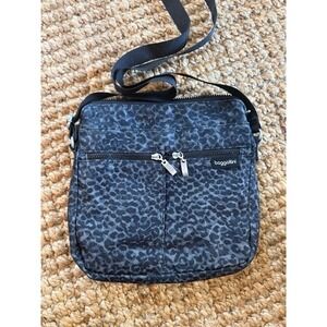 Baggallini Leopard Print Crossbody Bag With Multiple Pockets